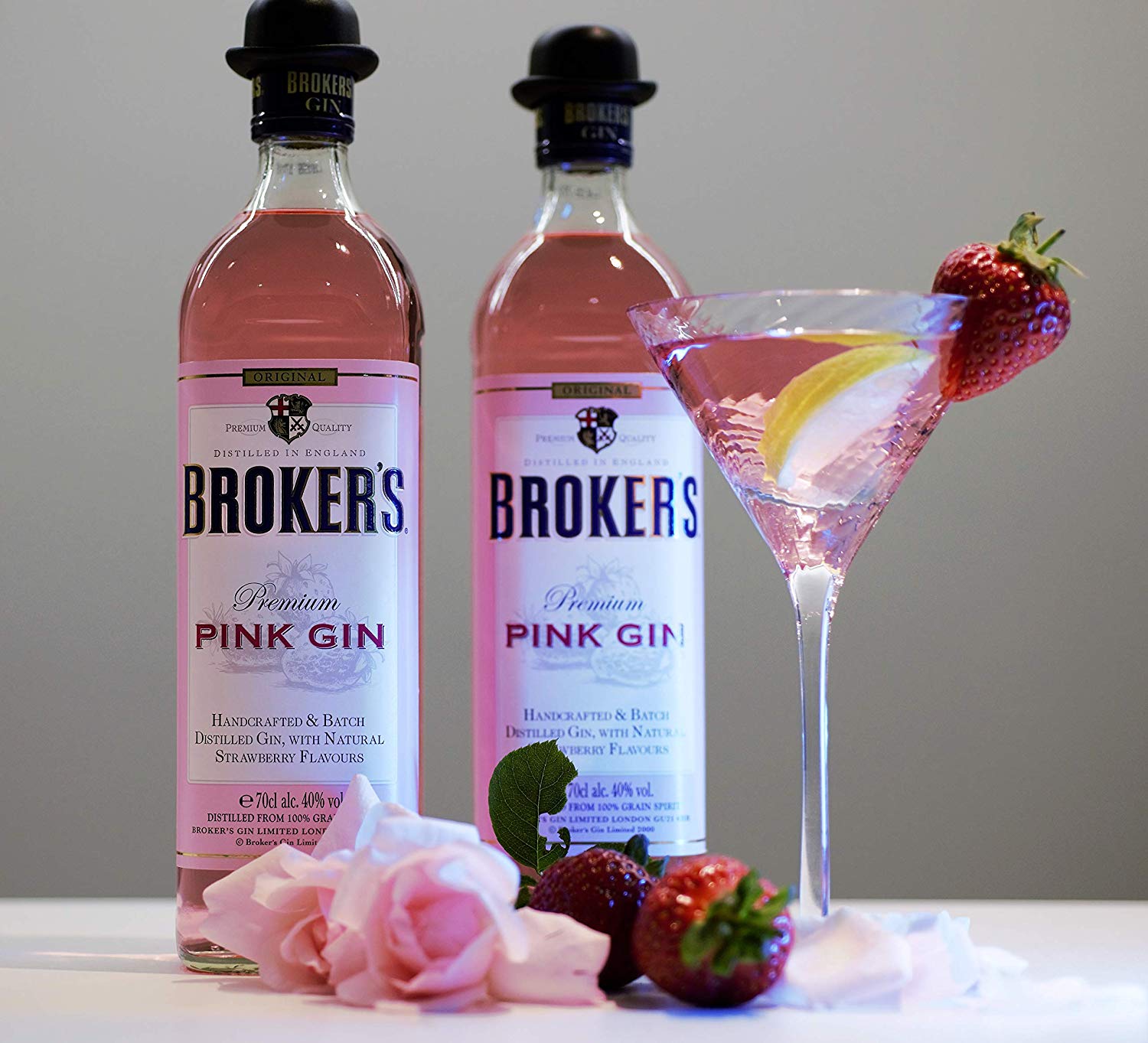 Brokers gin pink